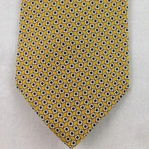 Polo Ralph Lauren Gold Multi-Color Silk 56" x 4"